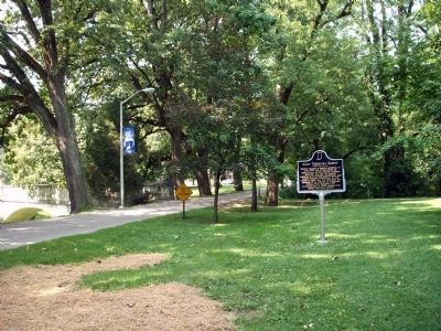 Long - Looking West - - Saint Theodora Guerin Marker. Click for full size. Long - Looking West - - Saint Theodora Guerin Marker image. Click for full size.