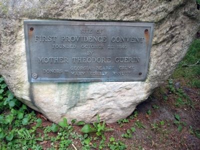 Site of First Providence Convent Marker. Click for full size. Site of First Providence Convent Marker image. Click for full size.