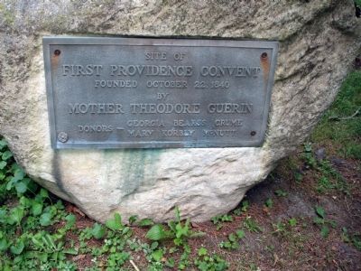 Site of First Providence Convent Marker image. Click for full size.