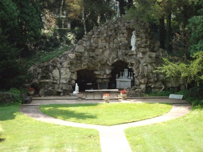 Closer View - - The "Grotto" - - A short Walk from the First Providence Convent Marker.. Click for full size. Closer View - - The "Grotto" - - A short Walk from the First Providence Convent Marker. image. Click for full size.