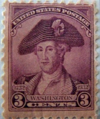 General Washington Commemorative 3 Stamp , from Bicentennial series image. Click for full size.