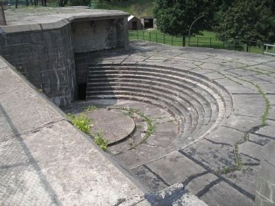 Battery Arnold Gun Emplacement. Click for full size. Battery Arnold Gun Emplacement image. Click for full size.