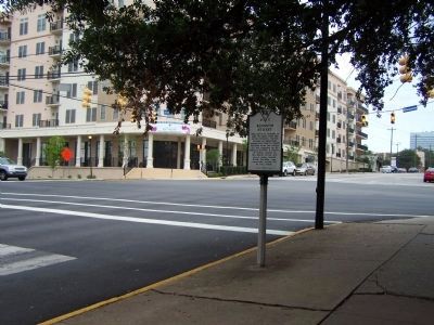 Blossom Street Marker, looking north at intersection. Click for full size. Blossom Street Marker, looking north at intersection image. Click for full size.