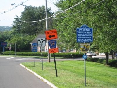 Spring Mills Marker image. Click for full size.