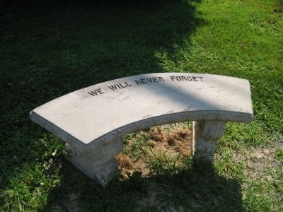 Durham Township 9-11 Memorial Bench. Click for full size. Durham Township 9-11 Memorial Bench image. Click for full size.