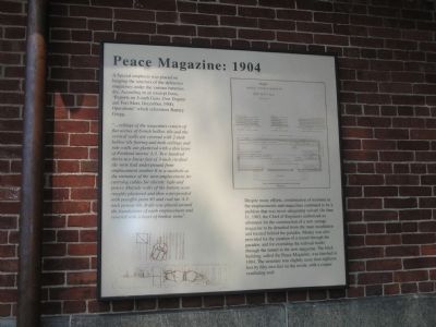 Peace Magazine:   1904 Marker image. Click for full size.