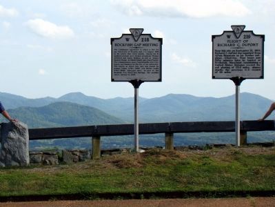 Two Markers at the Scenic Overlook image. Click for full size.