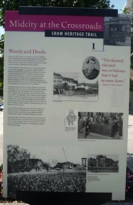 Words and Deeds Marker. Click for full size. Words and Deeds Marker image. Click for full size.