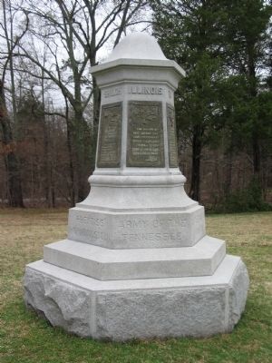 Illinois Cavalry Monument. Click for full size. Illinois Cavalry Monument image. Click for full size.