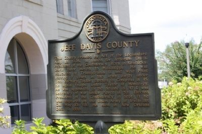 Jeff Davis County Marker image. Click for full size.
