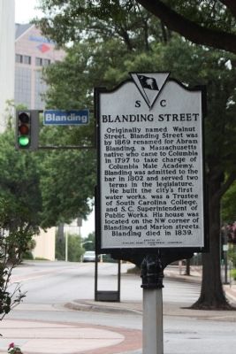 Blanding Street Marker. Click for full size. Blanding Street Marker image. Click for full size.
