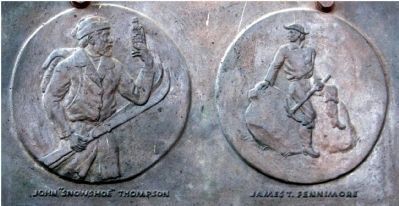 Close-Up of Relief Art on Marker. Click for full size. Close-Up of Relief Art on Marker image. Click for full size.