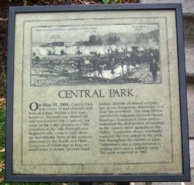 Central Park Marker image. Click for full size.