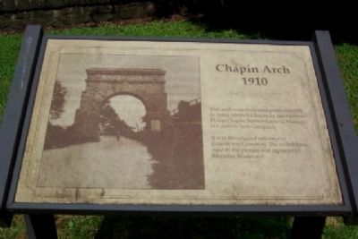 Chapin Arch Marker. Click for full size. Chapin Arch Marker image. Click for full size.