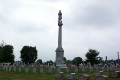 Johnstown Civil War Memorial at the Soldiers Circle image. Click for full size.
