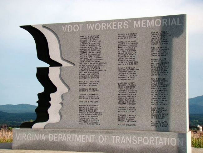 VDOT Workers Memorial image. Click for full size.