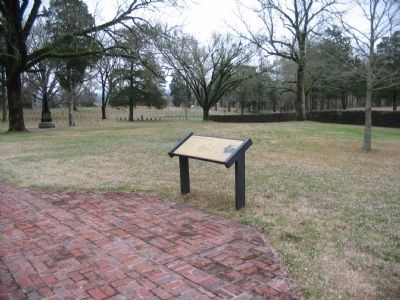 Shiloh National Cemetery Marker. Click for full size. Shiloh National Cemetery Marker image. Click for full size.