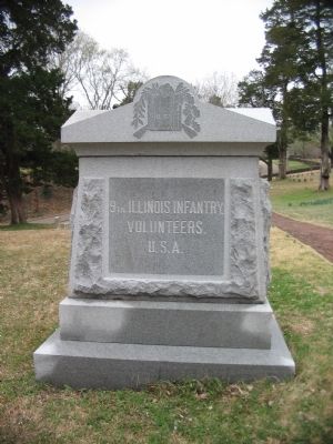 9th Illinois Infantry Monument image. Click for full size.