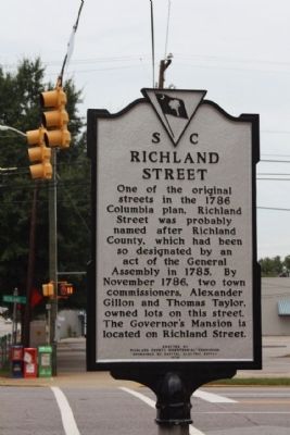 Richland Street Marker. Click for full size. Richland Street Marker image. Click for full size.