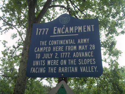1777 Encampment Marker. Click for full size. 1777 Encampment Marker image. Click for full size.