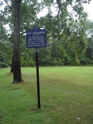1777 Encampment Marker. Click for full size. 1777 Encampment Marker image. Click for full size.