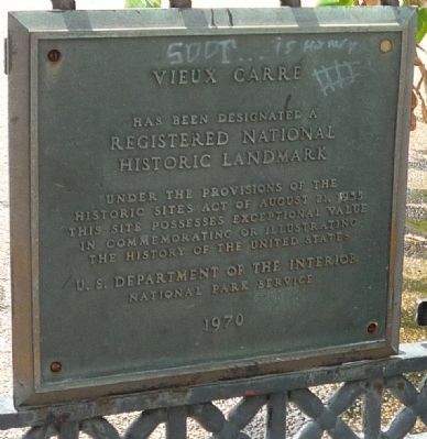 Jackson Square - Vieux Carré Marker (Panel 2). Click for full size. Jackson Square - Vieux Carré Marker (Panel 2) image. Click for full size.