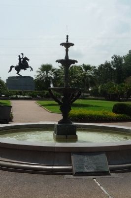 Jackson Square Fountain image. Click for full size.