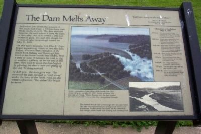 The Dam Melts Away Marker image. Click for full size.