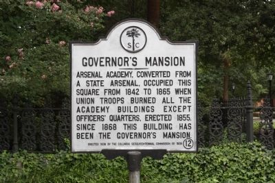 Governor's Mansion Marker image. Click for full size.