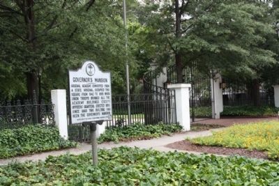 Governor's Mansion Marker image. Click for full size.