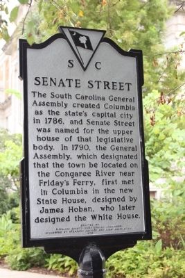 Senate Street Marker image. Click for full size.