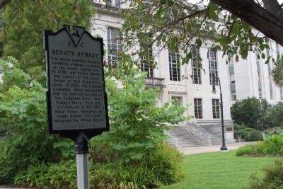 Senate Street Marker image. Click for full size.