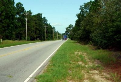 Moorefield Memorial Highway (Fairview Road, US 178) -<br>Looking North from Marker. Click for full size. Moorefield Memorial Highway (Fairview Road, US 178) -<br>Looking North from Marker image. Click for full size.
