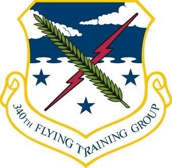 340th Flying Training Group Emblem image. Click for full size.
