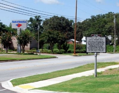 Lee's Tavern Site Marker -<br>Looking West Along East Columbia Avenue (US 1) image. Click for full size.