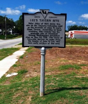 Lee's Tavern Site Marker image. Click for full size.