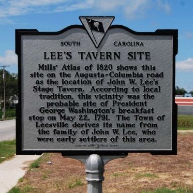 Lee's Tavern Site Marker image. Click for full size.