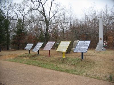 Orientation Tablets at Shiloh Church. Click for full size. Orientation Tablets at Shiloh Church image. Click for full size.