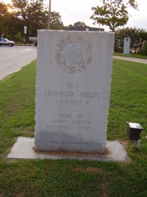 Old Seaboard Airline Depot Marker image. Click for full size.