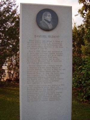 Samuel Elbert Marker. Click for full size. Samuel Elbert Marker image. Click for full size.