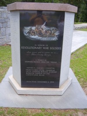 Revolutionary War Soldiers Marker. Click for full size. Revolutionary War Soldiers Marker image. Click for full size.