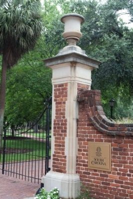 University of South Carolina, gate at the "Horseshoe" image. Click for full size.