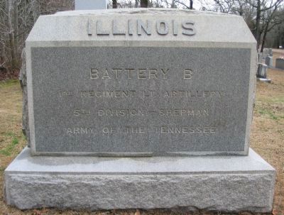 Battery B, 1st Illinois Light Artillery Monument image. Click for full size.