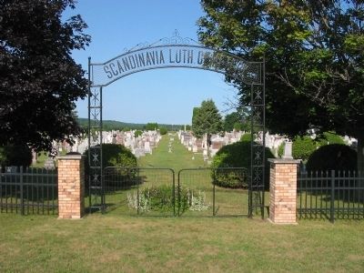 Scandinavia Lutheran Cemetery image. Click for full size.