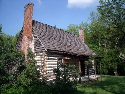 Original log portion of the cabin. image. Click for full size.