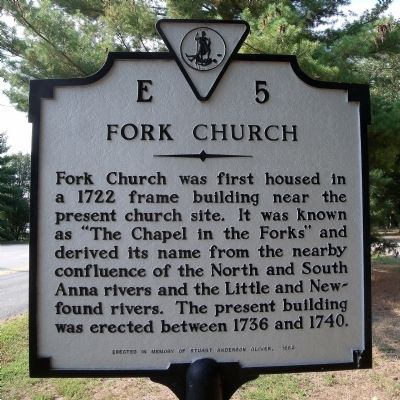Fork Church Marker image. Click for full size.