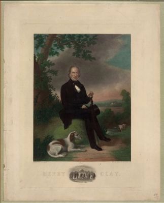 Henry Clay painted by J.W. Dodge (engraving). image. Click for full size.