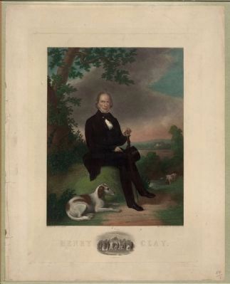 Henry Clay painted by J.W. Dodge (engraving).. Click for full size. Henry Clay painted by J.W. Dodge (engraving). image. Click for full size.