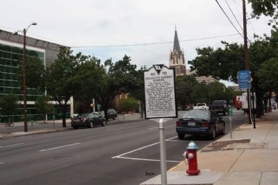 Israelite Sunday School / Columbia's First Synagogue Marker image. Click for full size.
