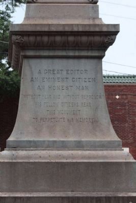 Gonzales Tribute Marker, north face image. Click for full size.